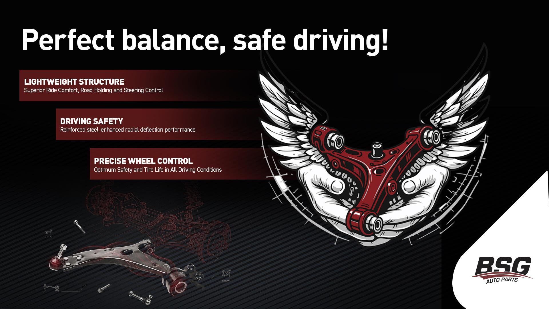 Brochure sur les bras de suspension