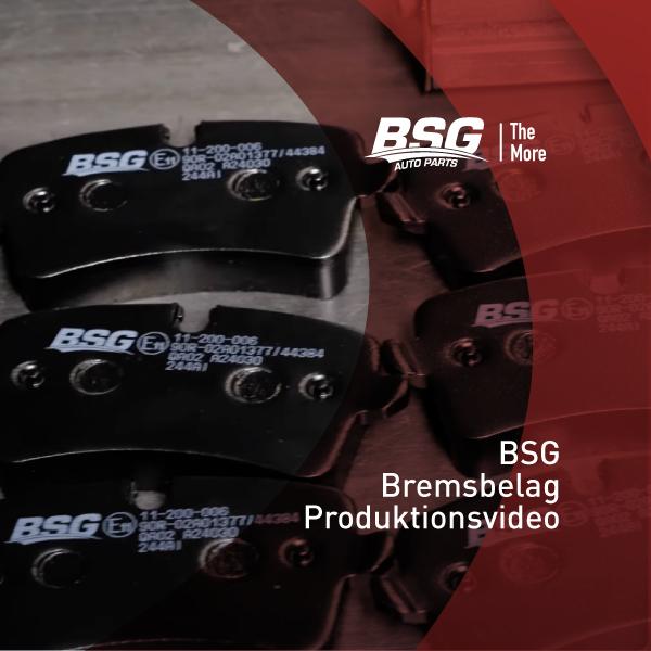 Produktionsvideo zu BSG-Bremsbelägen